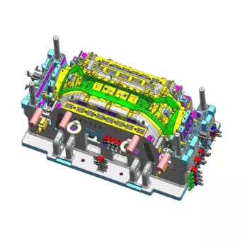 Калуп за убризгавање каросерије предњег браника аутомобила