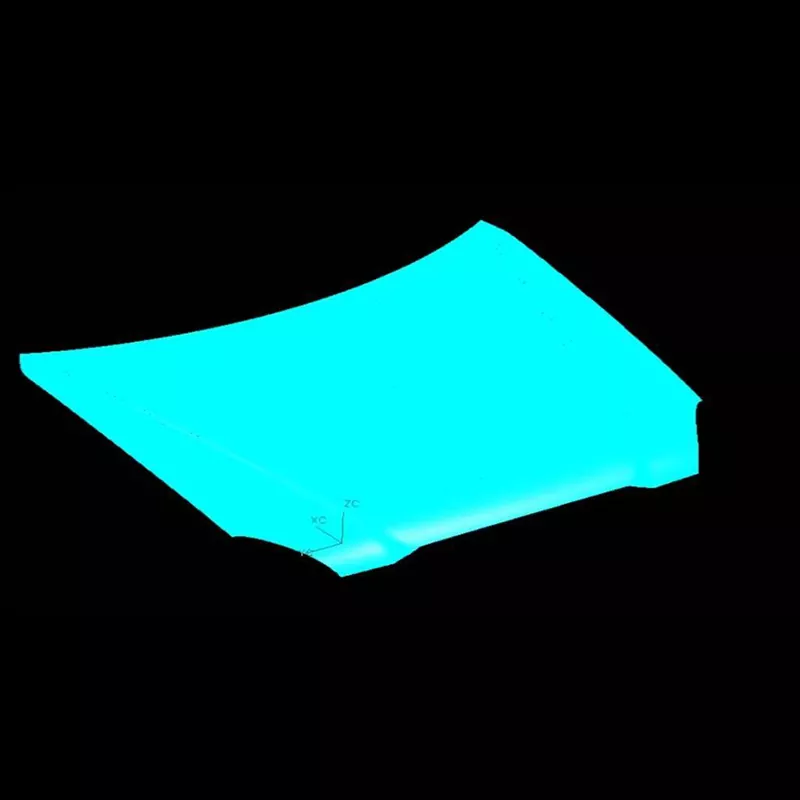 Матрица за штанцање спољашњег панела хаубе аутомобила