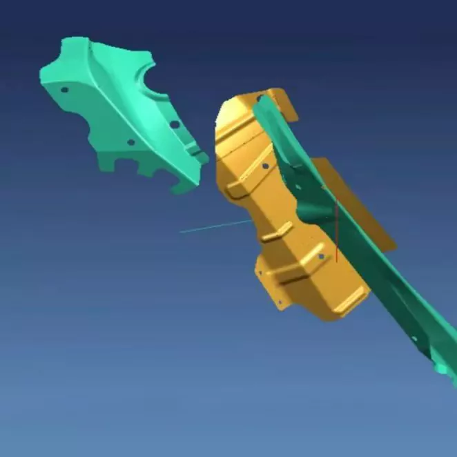 Мале аутомобилске матрице за штанцање плоча за ојачање